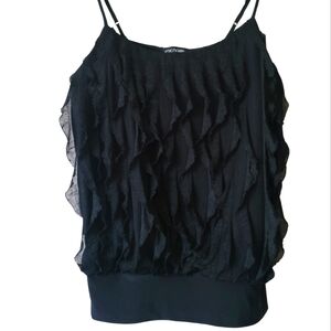 Jmichaels Lace Top Size Medium in Black